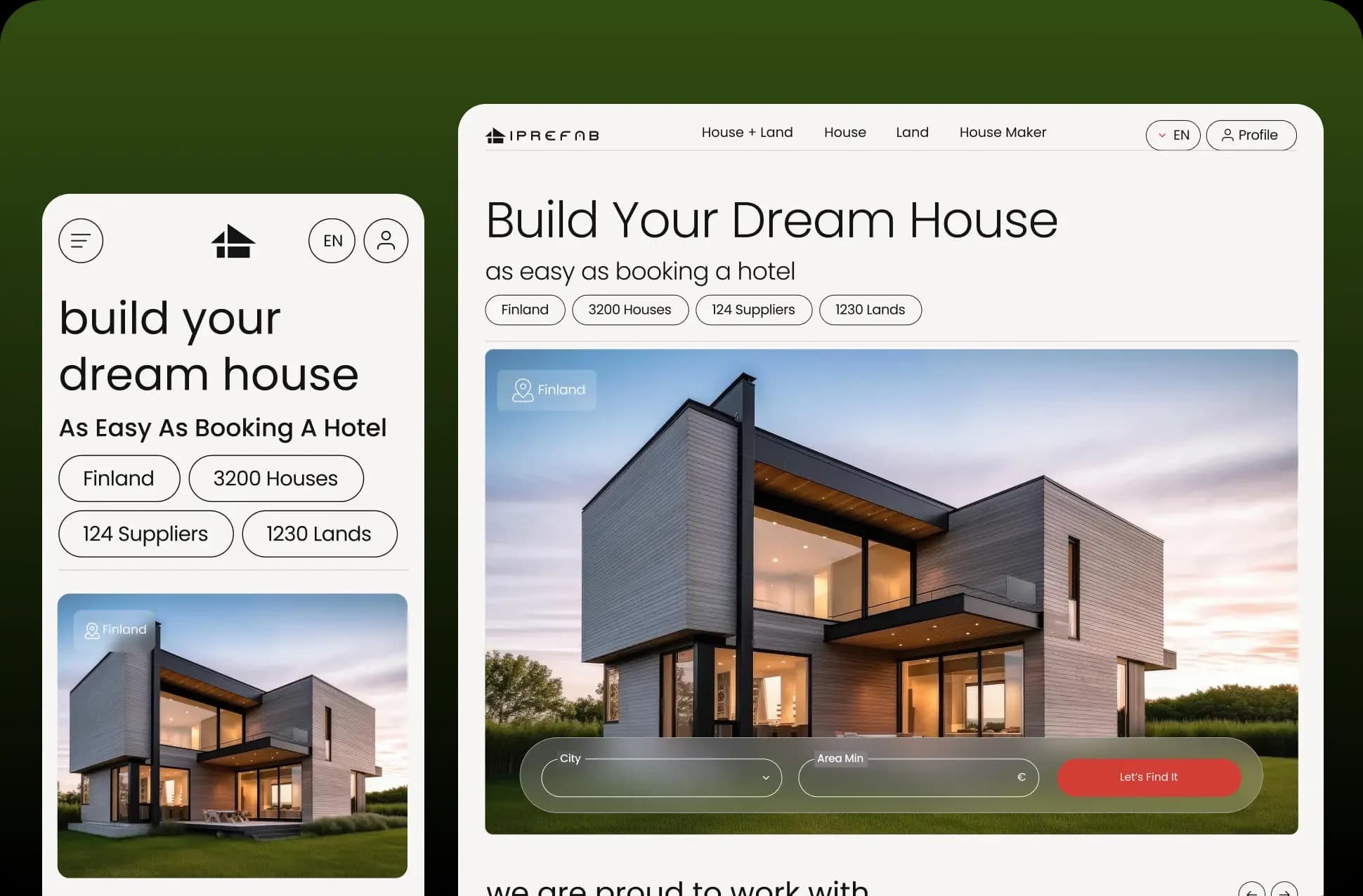 iPrefab | طراحی وب‌سایت فروش ویلاهای پیش‌ساخته - تصویر چالش
